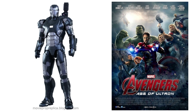 Don Cheadle as Colonel James Rhodes - War Machine Mark II Avengers Age of Ultron Movie Collectible Figure