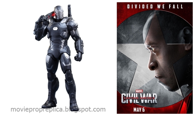 Don Cheadle as James Rhodes Captain America Civil War War Machine Mark III Movie Collectible Figure