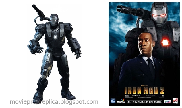 Don Cheadle as James Rhodes - War Machine Iron Man 2 Movie Collectible Figure