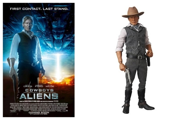 Harrison Ford as Colonel Woodrow Dolarhyde: Cowboys and Aliens Movie Action Figure