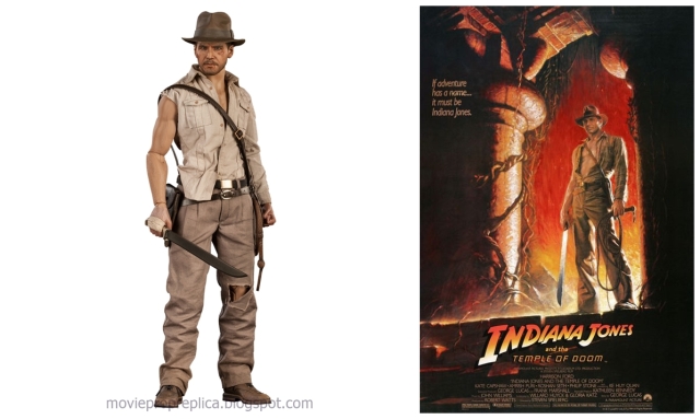 Harrison Ford as Indiana Jones Indiana Jones Temple of Doom Movie Action Figure