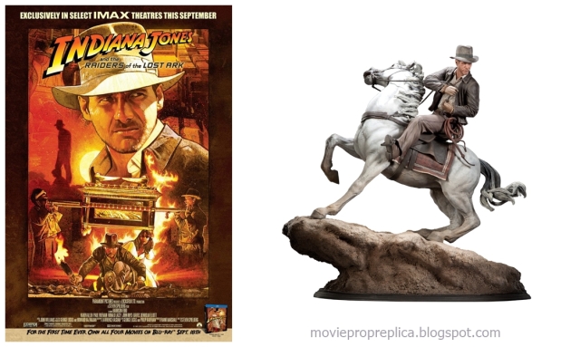 Harrison Ford as Indiana Jones (Pursuit of the Ark) Indiana Jones Raiders of the Lost Ark Movie Action Figure Polystone Statue
