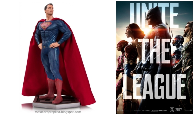 Henry Cavill as Kal-El  Clark Kent  Superman Justice League Movie Action Figure Statue