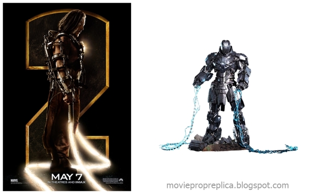 Mickey Rourke as Ivan Vanko / Whiplash Mark II: Iron Man 2 Movie Action Figure