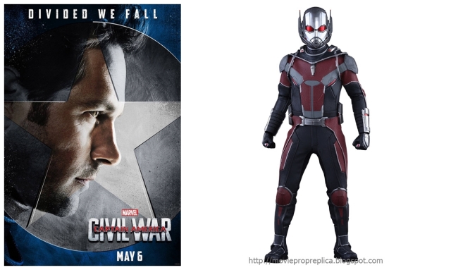Paul Rudd as Scott Lang / Ant-Man Captain America Civil War Movie Action Figure