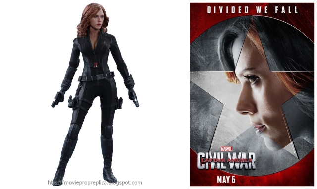 Scarlett Johansson as Black Widow: Captain America: Civil War Movie Action Figure