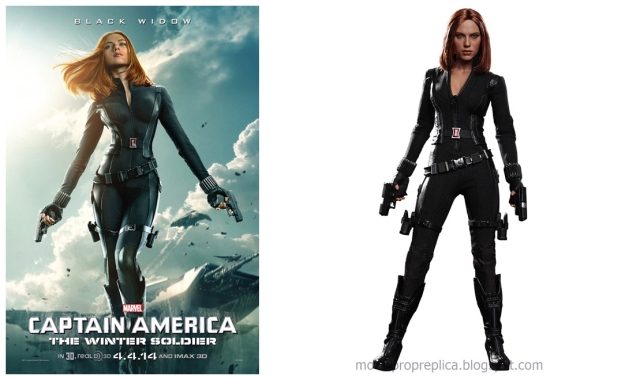 Scarlett Johansson as Black Widow in Captain America: The Winter Soldier Movie Action Figure