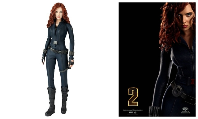 Scarlett Johansson as Black Widow: Iron Man 2 Movie Action Figure
