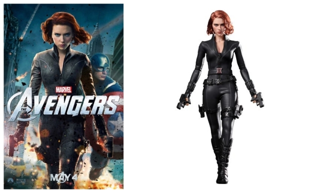 Scarlett Johansson as Natasha Romanoff / Black Widow: The Avengers Movie Action Figure