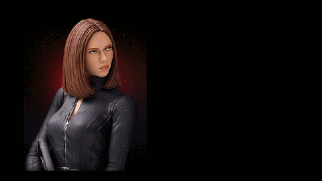 Black Widow Collectors Gallery statue - Scarlett Johansson as Natasha Romanoff
