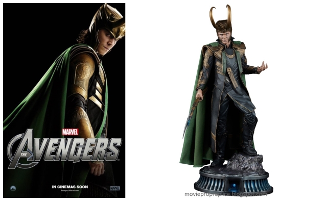 Tom Hiddleston as Loki: The Avengers Movie Action Figure Statue
