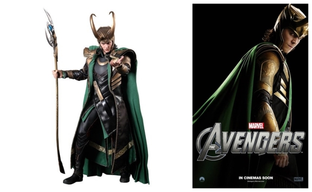 Tom Hiddleston as Loki: The Avengers Movie Action Figure
